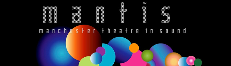 MANTIS logo featuring colourful circles on a black background