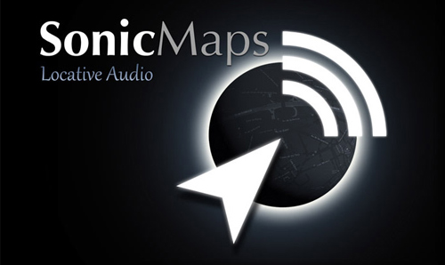 Sonic Maps logo (white on a black background)